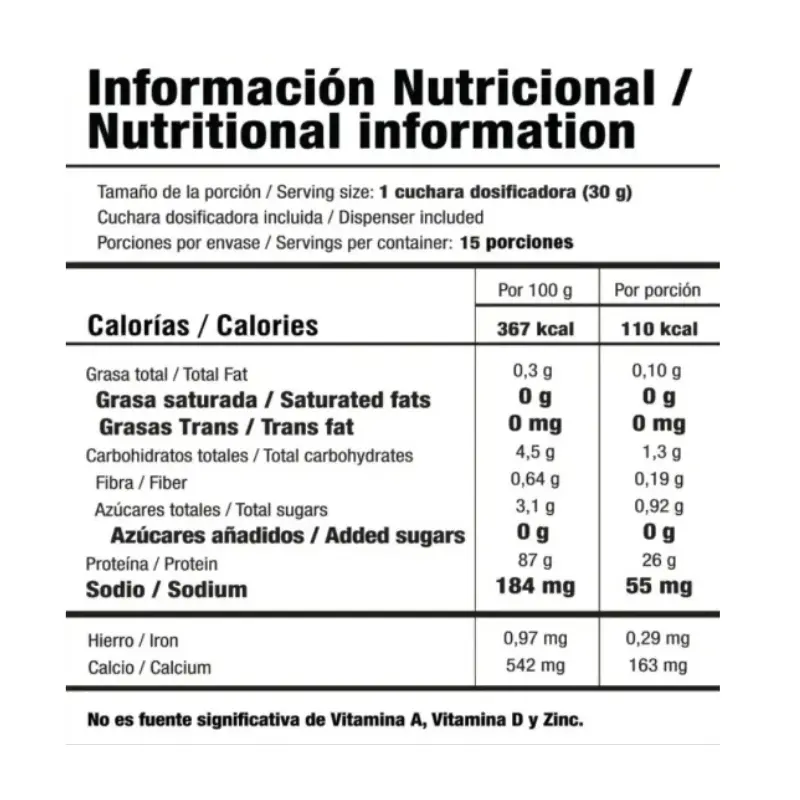 Proteína Whey Pure 1LB Vainilla | Smart Nutrition - Image 2