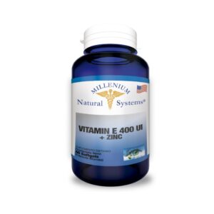 Vitamina E 400UI + Zinc Natural Systems (60 cápsulas)