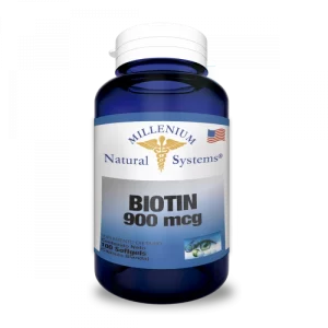 Biotina 900mcg Natural Systems (100 cápsulas)