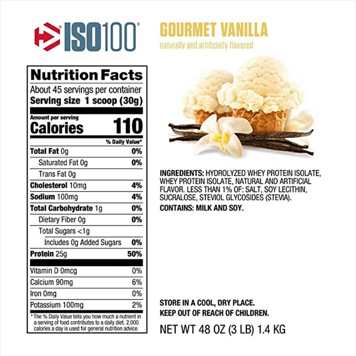 ISO 100 Dymatize 3LB - Image 2
