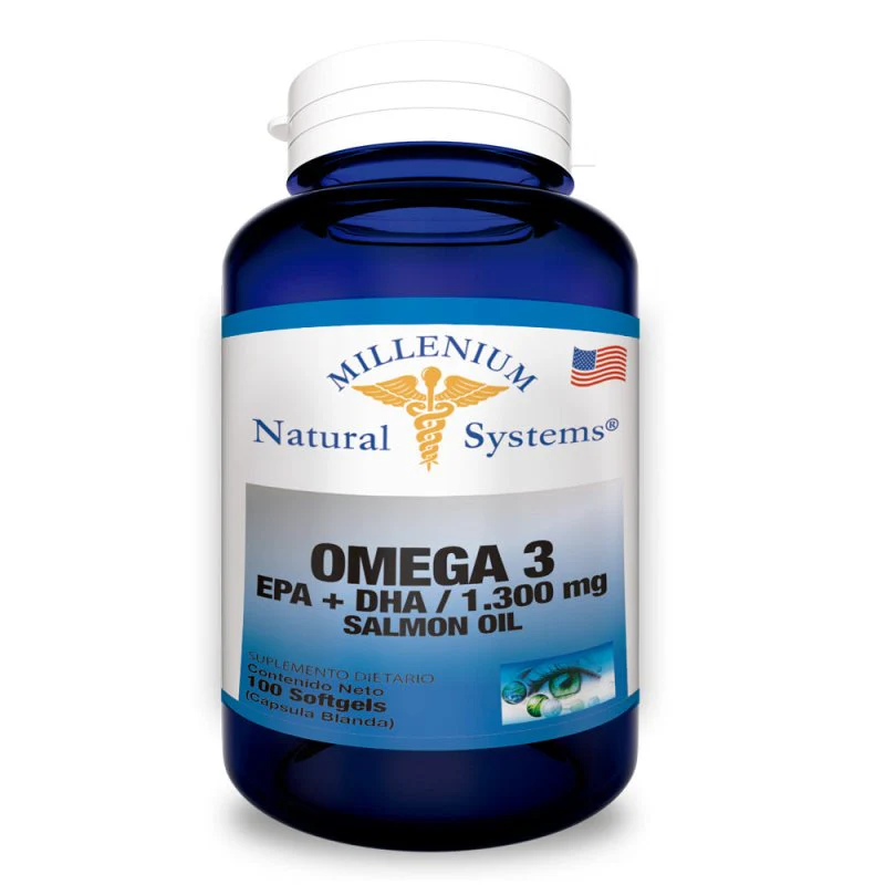 Omega 3 1300mg Natural Systems (100 cápsulas)
