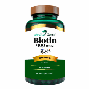 Biotina Medical Green 900 mcg X 100 Cápsulas