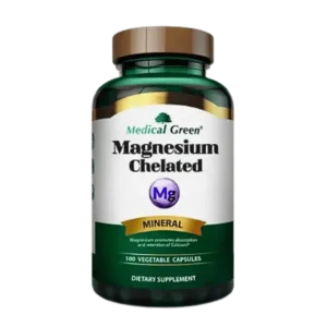 Magnesium Chelated 400 mg Medical Green X 100 Cápsulas