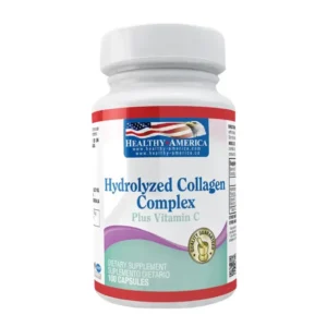 Colágeno Hidrolizado + Vitamina C Healthy America X 100 Cápsulas