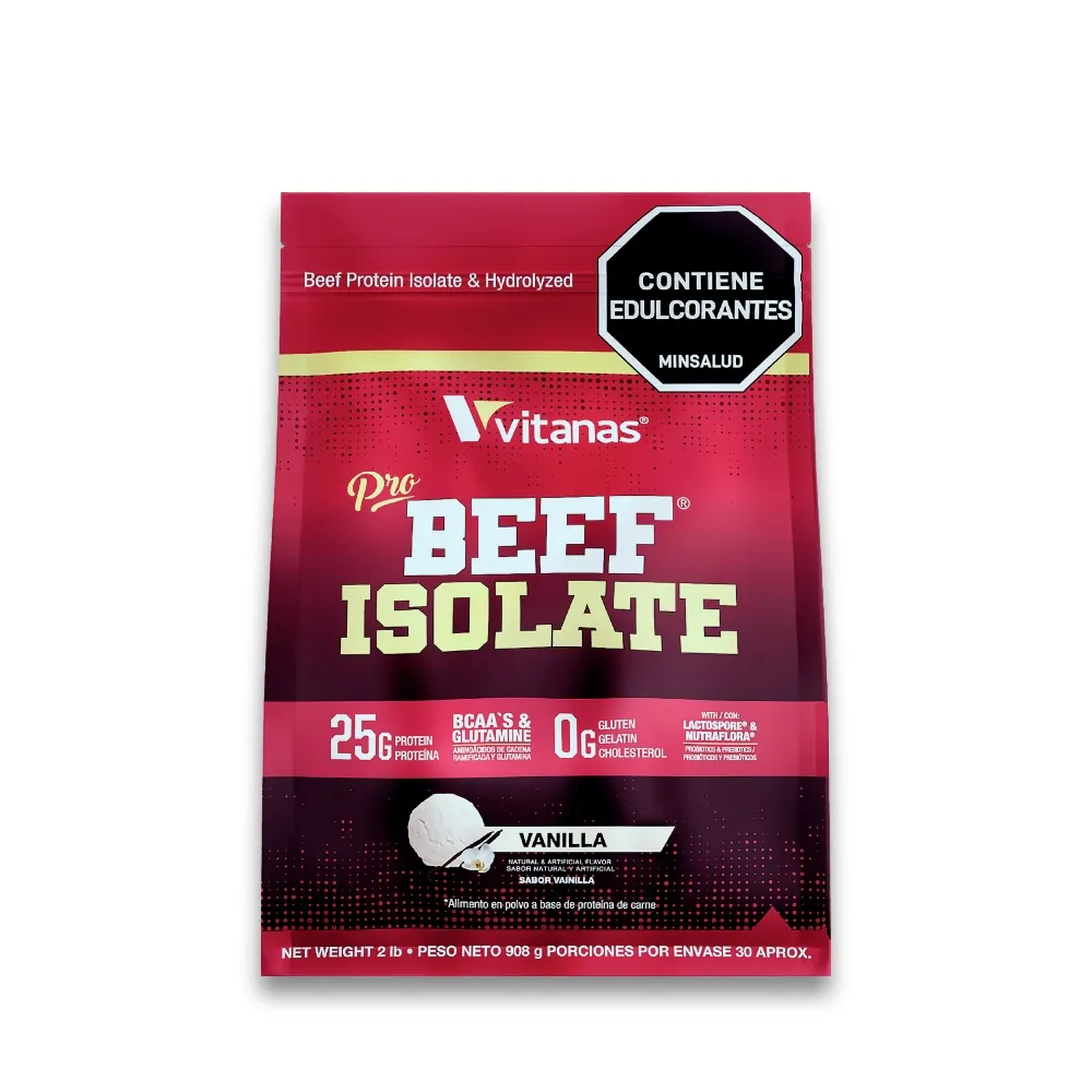 Pro Beef Isolate x 2 Libras – Vainilla de Vitanas
